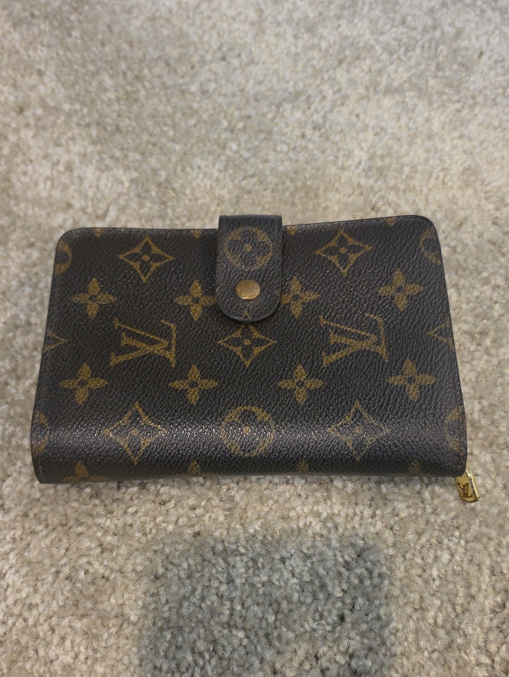 Louis Vuitton Monogram Snap Wallet / French Purse / Portefeuille Viennois